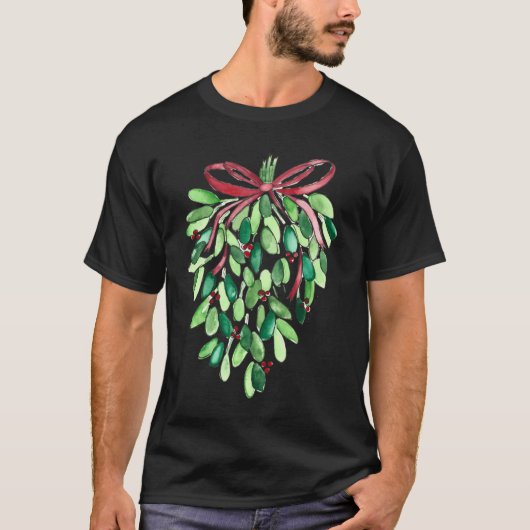 Mistletoe-Waterverf T-shirt (Voorkant)