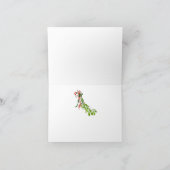 Mistletoe Wenskaart Kaart (Binnen)