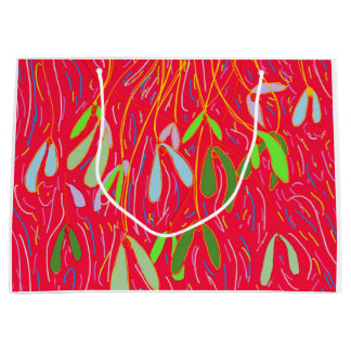 Mistletoe Whimsical, Rood Groot Cadeauzakje