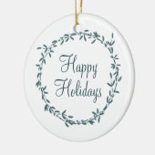 Mistletoe with Personalized Message Keramisch Ornament (Links)