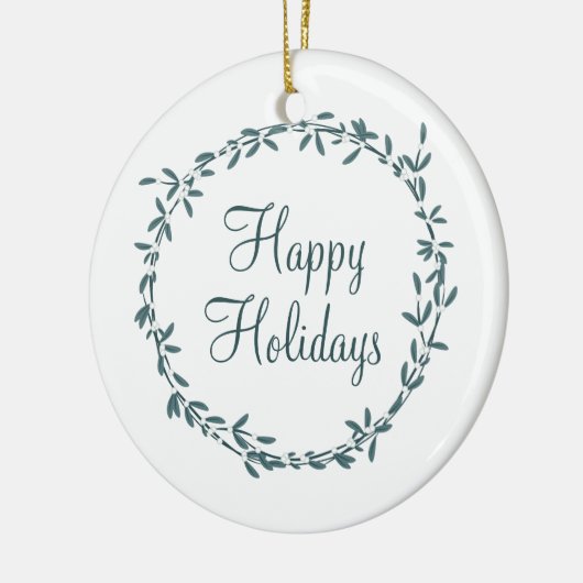 Mistletoe with Personalized Message Keramisch Ornament (Links)