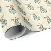 Mistletoe Wrapping Paper Cadeaupapier (Rol Hoek)
