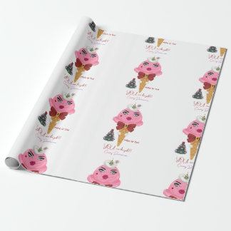 Mistletoe Wrapping paper Cadeaupapier