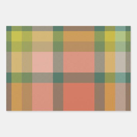 Mistletoe Wrapping Paper Flat Sheet Set of 3 (Voorkant 2)