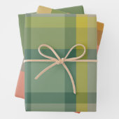 Mistletoe Wrapping Paper Flat Sheet Set of 3 (In situ)