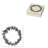Mistletoe Wreath Rubberstempel (Gestempeld)