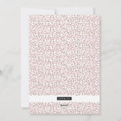 Mistletoed Kerstmis Foto Holiday Kaart (Achterkant)