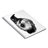 Mistnoten in Stippen — Terriër Notitieboek (Rechterzijde)