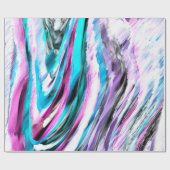 Misto de gradiente e chuviscado, ciano e roze cadeaupapier (Vlak)