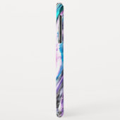 Misto de gradiente e chuviscado, ciano e roze Case-Mate iPhone case (Achterkant/links)