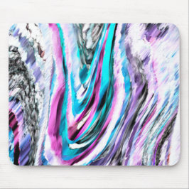 Misto de gradiente e chuviscado, ciano e roze muismat