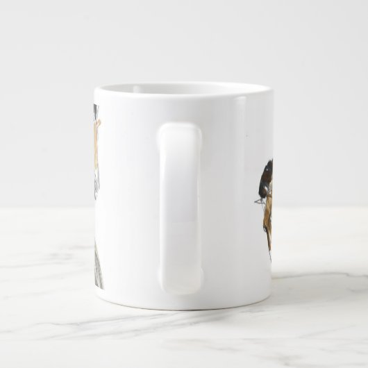 Mistral Drie Grote Koffiekop (Achterkant)