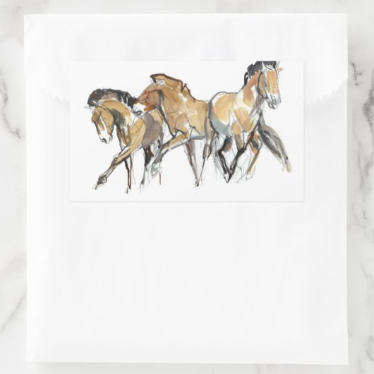 Mistral Drie Rechthoekige Sticker (Tas)