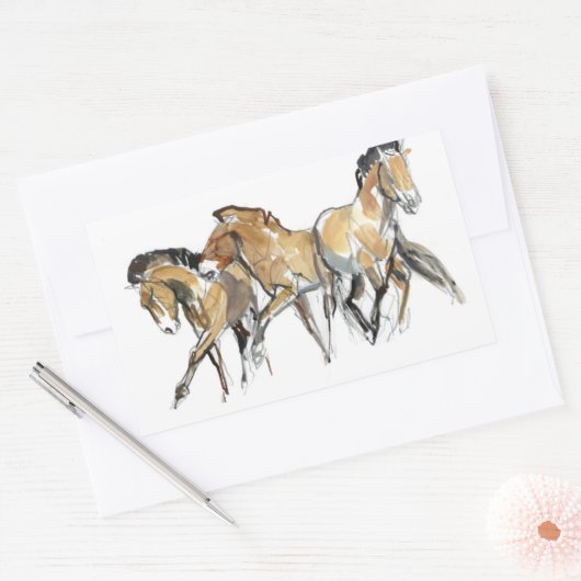 Mistral Drie Rechthoekige Sticker (Envelop)