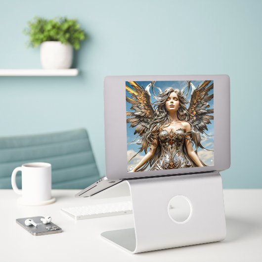 Mistralyn Fairy Sticker (Laptop op bureau)