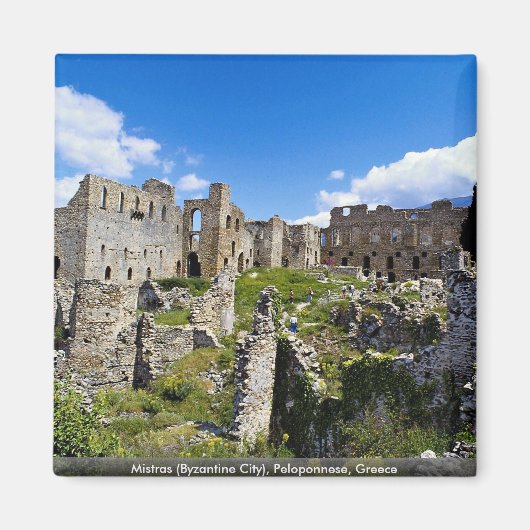 Mistras (Byzantijnse stad), Peloponnesos, Griekenl Magneet (Voorkant)
