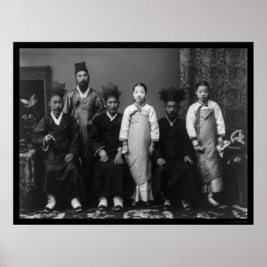 Mistress and Ouder Korea 1910 Poster (Voorkant)