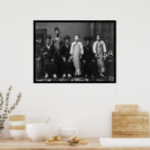 Mistress and Ouder Korea 1910 Poster (Keuken)