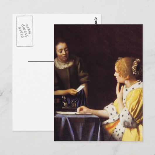 Mistress en Maid Briefkaart (Voorkant / Achterkant)