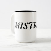 MISTRESS TWEEKLEURIGE KOFFIEMOK (Voorkant links)