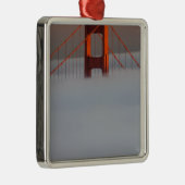 Mistrollen door de baai van San Francisco, omhuld  Metalen Ornament (Rechts)