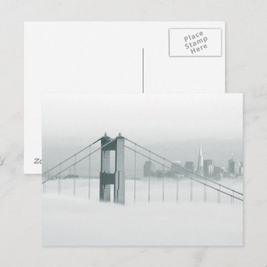 Mistrollen door San Francisco bay 2 Briefkaart (Voorkant / Achterkant)