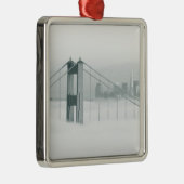 Mistrollen door San Francisco bay 2 Metalen Ornament (Rechts)