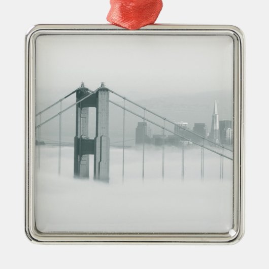 Mistrollen door San Francisco bay 2 Metalen Ornament (Voorkant)