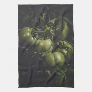 Mistroostige Groene Tomaten Landelijke Boerderij T Theedoek