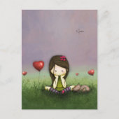 Mistroostige suikerpruim briefkaart (Voorkant)