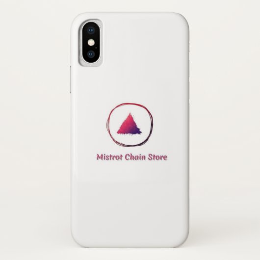 Mistrot Chain Store iPhone X Hoesje (Achterkant)