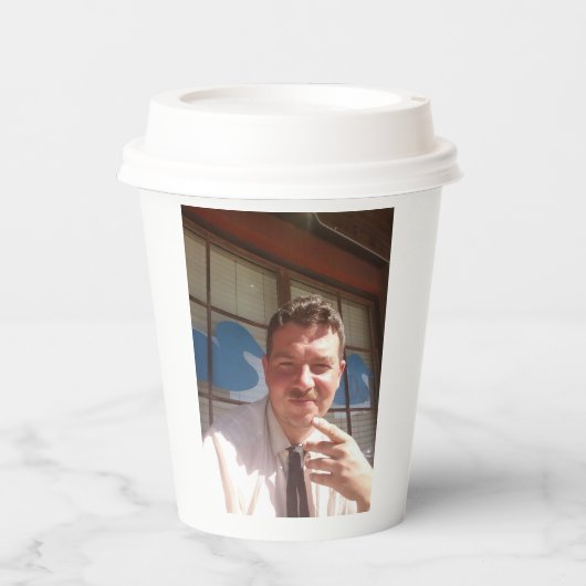 Mistrot Chain Store Papier Koffiebeker Papieren Bekers (Voorkant)