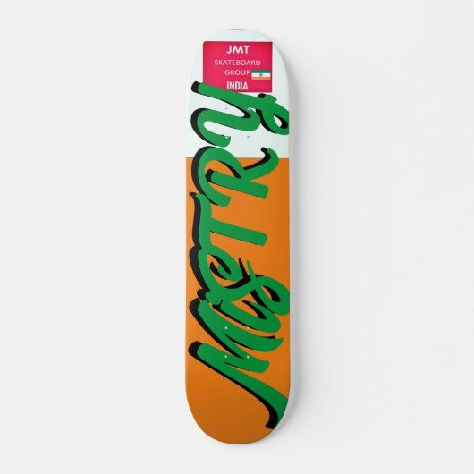 MISTRY JMT INIDA 7 3/4-inch skateboard Deck (Voorkant)