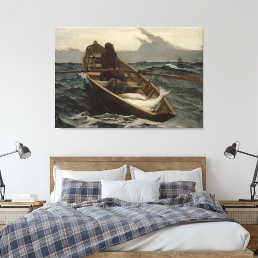 Mistwaarschuwing Canvas Afdruk (Insitu (Slaapkamer))