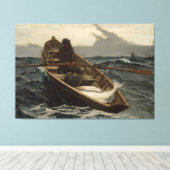 Mistwaarschuwing Canvas Afdruk (Insitu (Houten vloer))