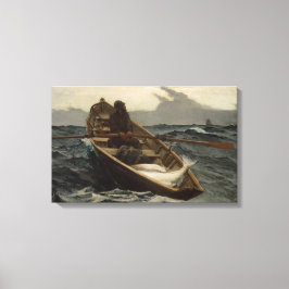 Mistwaarschuwing (door Winslow Homer) Canvas Afdruk