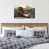 Mistwaarschuwing (door Winslow Homer) Canvas Afdruk (Insitu (Slaapkamer))