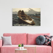 Mistwaarschuwing (door Winslow Homer) Canvas Afdruk (Insitu (Woonkamer))