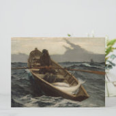 Mistwaarschuwing (door Winslow Homer) Kaart (Staand voorkant)