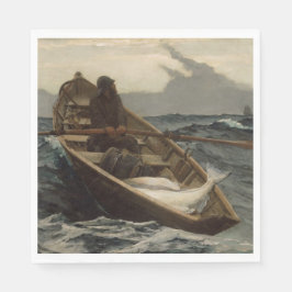 Mistwaarschuwing (door Winslow Homer) Servet