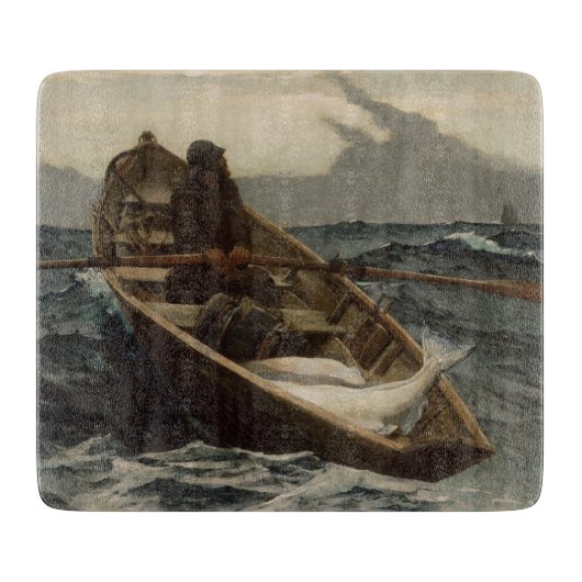 Mistwaarschuwing (door Winslow Homer) Snijplank (Voorkant)