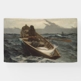 Mistwaarschuwing (door Winslow Homer) Spandoek