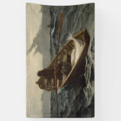 Mistwaarschuwing (door Winslow Homer) Spandoek (Verticaal)