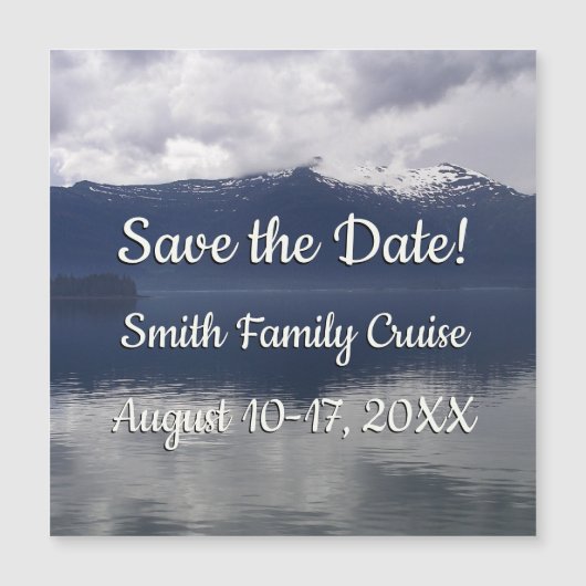 Misty Alaskan Zee in de schaduw van Blue (Voorkant)