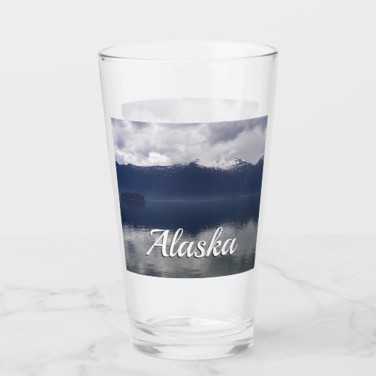 Misty Alaskan Zee in de schaduw van Blue Glas (Voorkant)