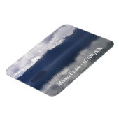 Misty Alaskan Zee in de schaduw van Blue Magneet (Linkerzijde)