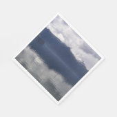 Misty Alaskan Zee in de schaduw van Blue Servet (Hoek)