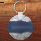 Misty Alaskan Zee in de schaduw van Blue Sleutelhanger (Voorkant)