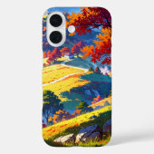 Misty Autumn Hills Case-Mate iPhone Case (Achterkant)