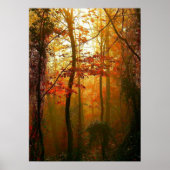 Misty Autumn Morning Poster (Voorkant)